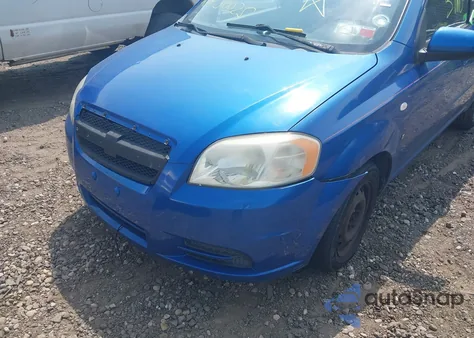 2007 Chevrolet Aveo Ls из США, поврежденный, VIN KL1TD56677B045419